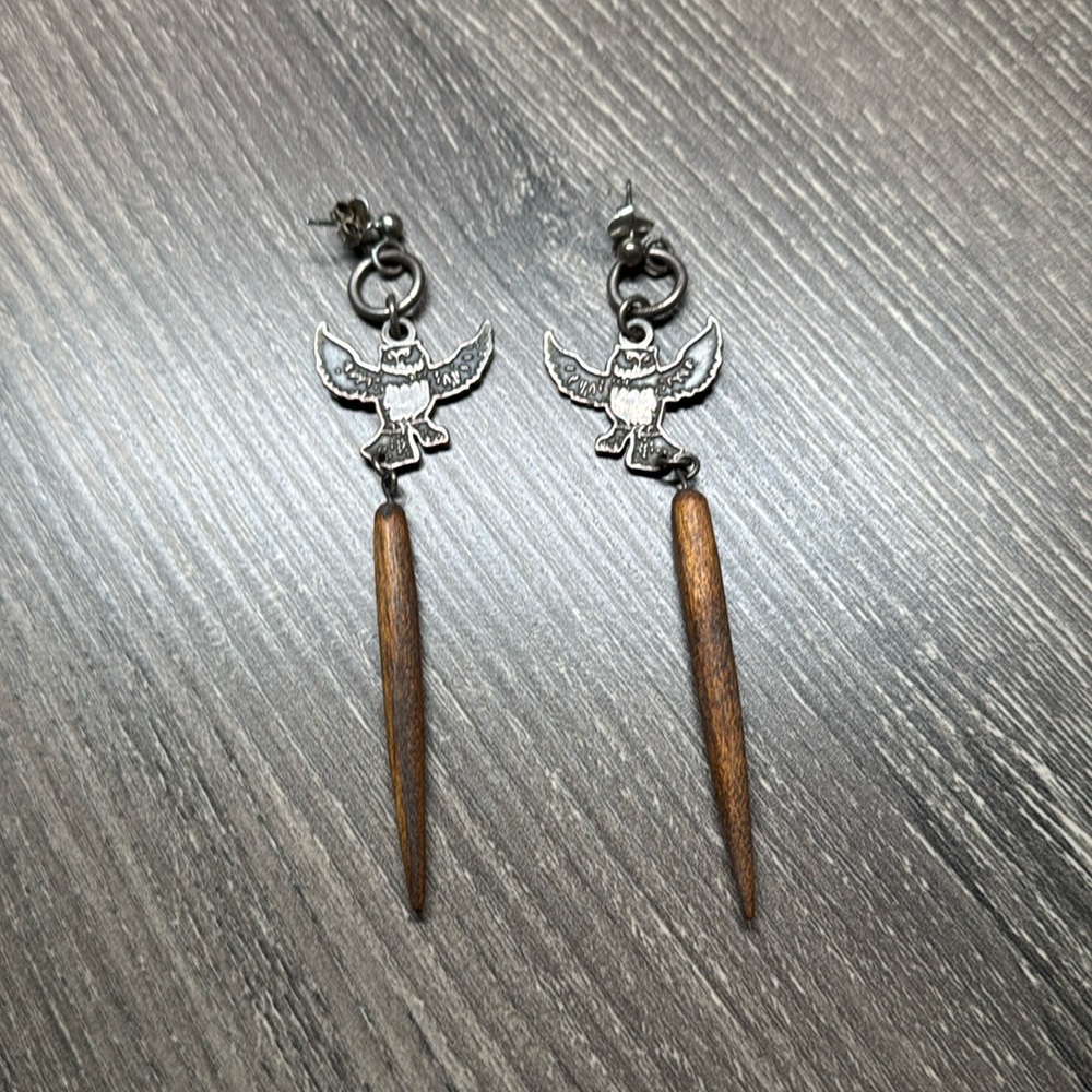 DIESEL Owl Earrings RARE
